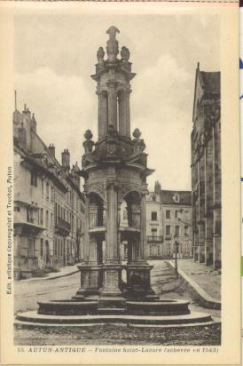 La fontaine Saint Lazare: 1543